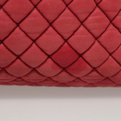 Chanel Matelasse Chain Shoulder Bag Leather, Pink, Leather, Handbag