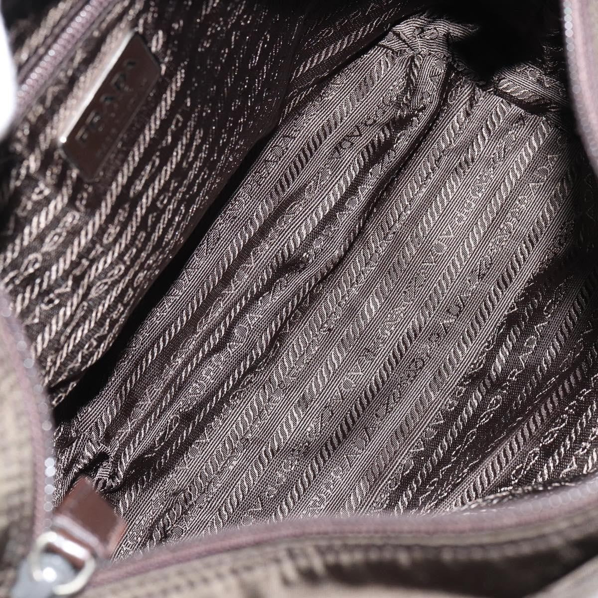 Prada Vintage Zip Tote Tessuto, KHAKI, NYLON, Tote bag