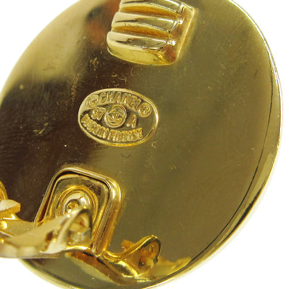 Chanel Round CC Turnlock Clip-On Earrings Metal, GOLD, GOLD_PLATED, Earrings