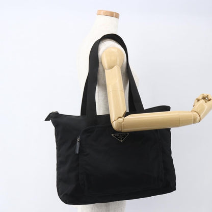 Prada Vintage Tote Tessuto, BLACK, NYLON, Tote bag