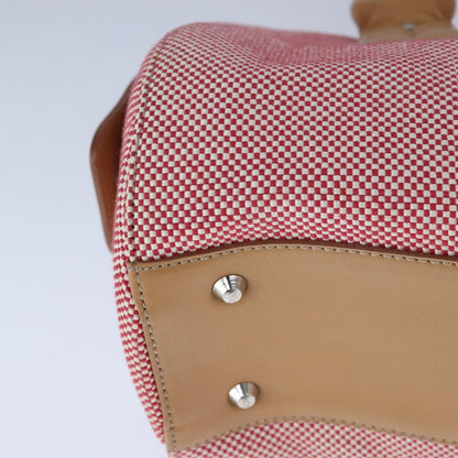 Burberry Vintage Handbag Canvas, RED, CANVAS, Handbag