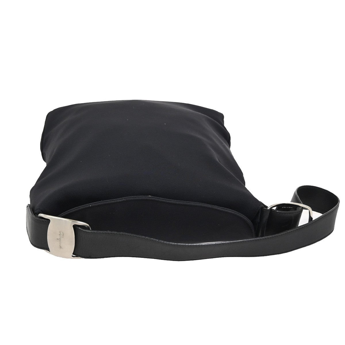Salvatore Ferragamo Vara shoulder Bag Nylon, Black, Nylon, Shoulder Bag