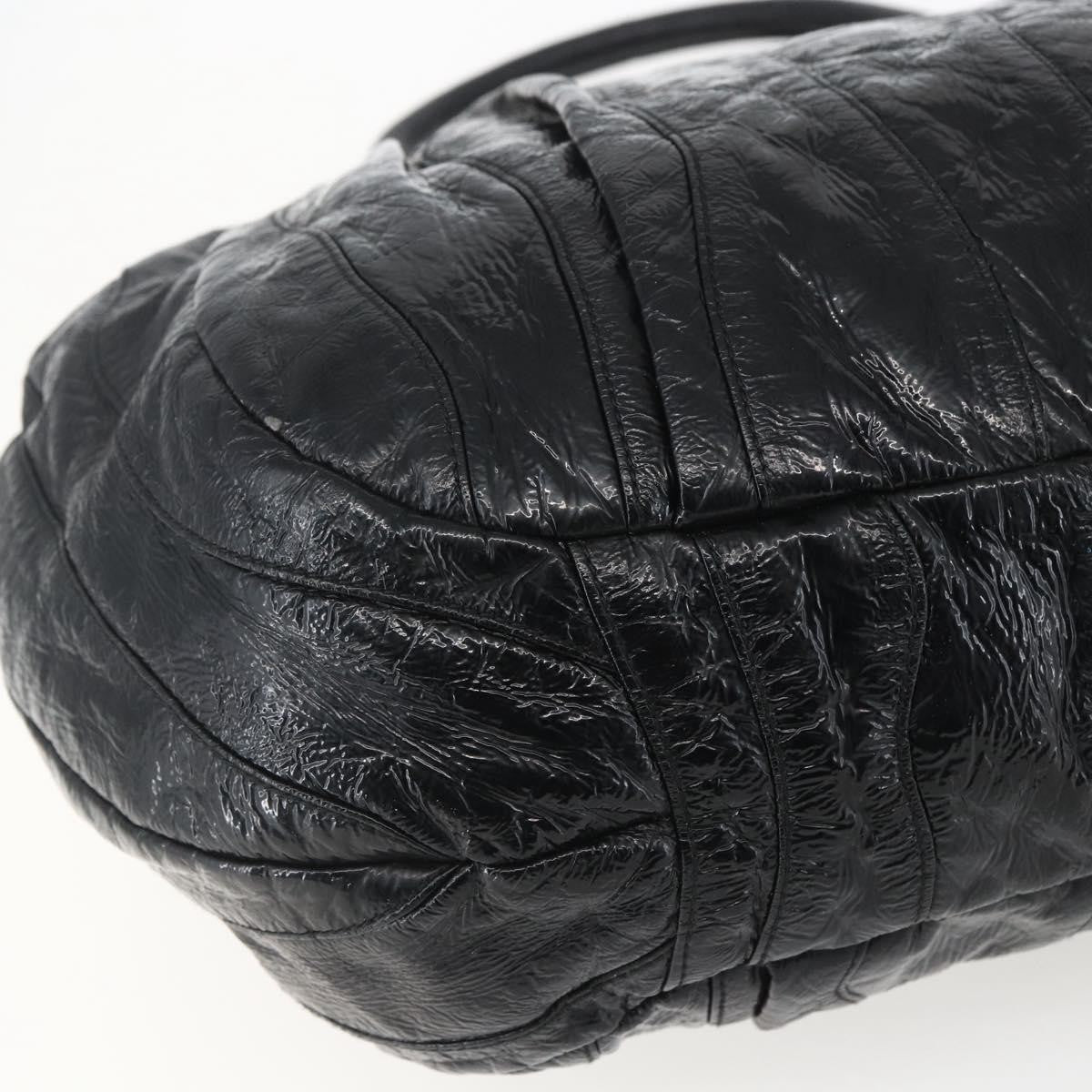 Prada Vintage Handbag Leather, BLACK, LEATHER, Handbag