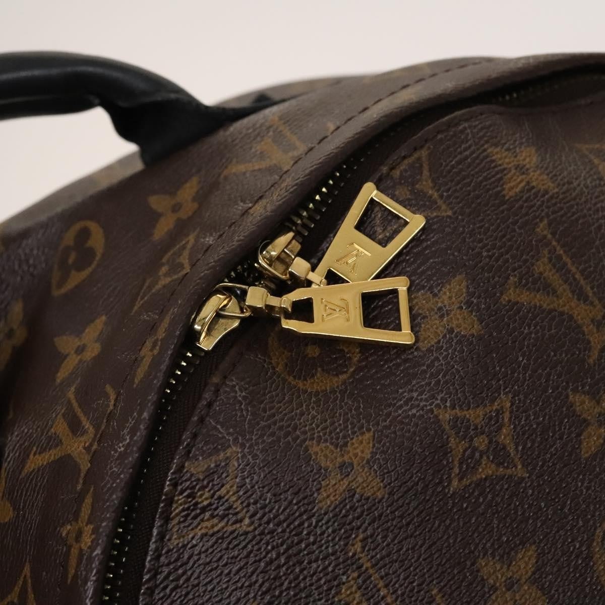 Louis Vuitton Palm Springs Backpack Monogram Canvas, BROWN, CANVAS, Backpack
