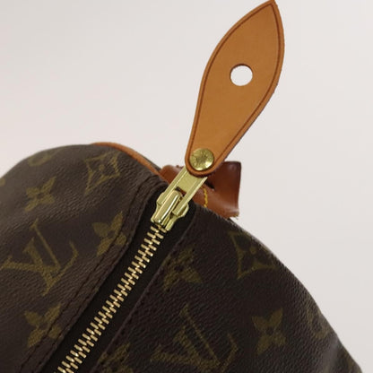 Louis Vuitton Speedy Handbag Monogram Canvas, BROWN, CANVAS, Handbag