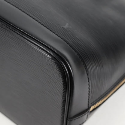 Louis Vuitton Alma Handbag Epi Leather, BLACK, LEATHER, Handbag