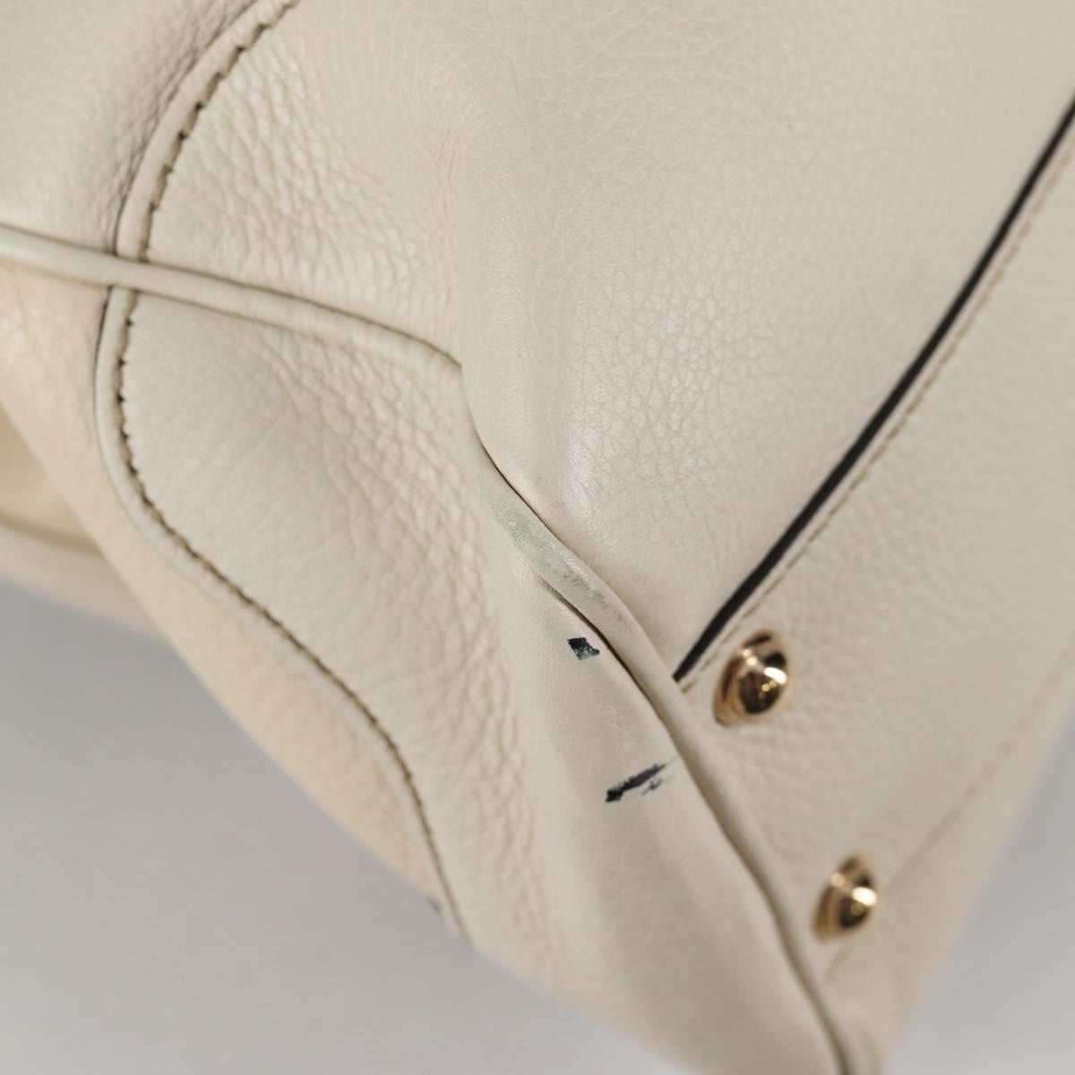 Gucci Diana Bamboo Top Handle Tote Leather, WHITE, LEATHER, Tote bag