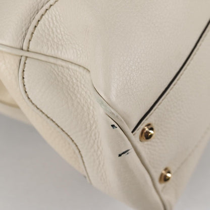 Gucci Diana Bamboo Top Handle Tote Leather, WHITE, LEATHER, Tote bag