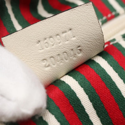 Gucci New Britt Boston Bag GG Canvas, BEIGE, CANVAS, Travel bag