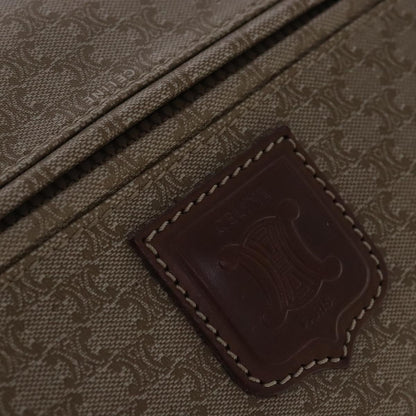 Celine Vintage Macadam Boston bag Canvas, BEIGE, CANVAS, Travel bag