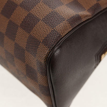 Louis Vuitton Brera Handbag Damier, BROWN, CANVAS, Handbag