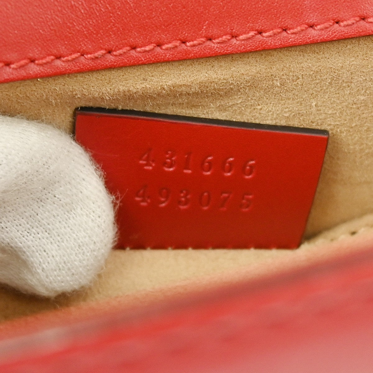 Gucci Sylvie Shoulder Bag Leather, RED, LEATHER, Shoulder bag