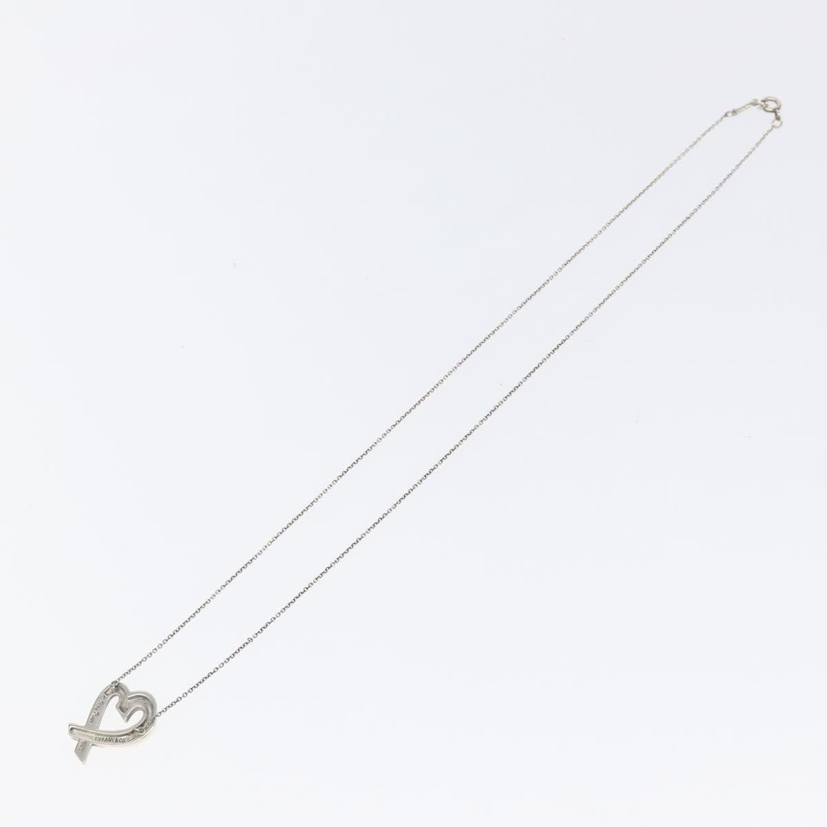 Tiffany & Co. Paloma Picasso Loving Heart Pendant Necklace Silver 925, SILVER, SILVER, Necklace