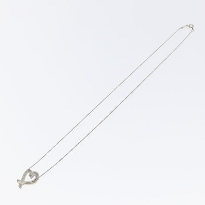 Tiffany & Co. Paloma Picasso Loving Heart Pendant Necklace Silver 925, SILVER, SILVER, Necklace