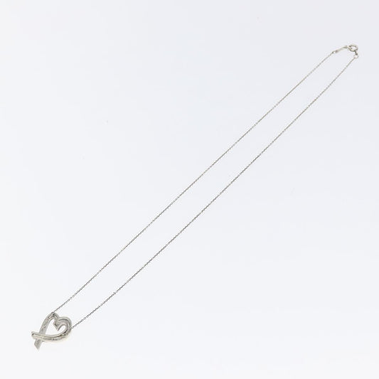 Tiffany & Co. Paloma Picasso Loving Heart Pendant Necklace Silver 925, SILVER, SILVER, Necklace