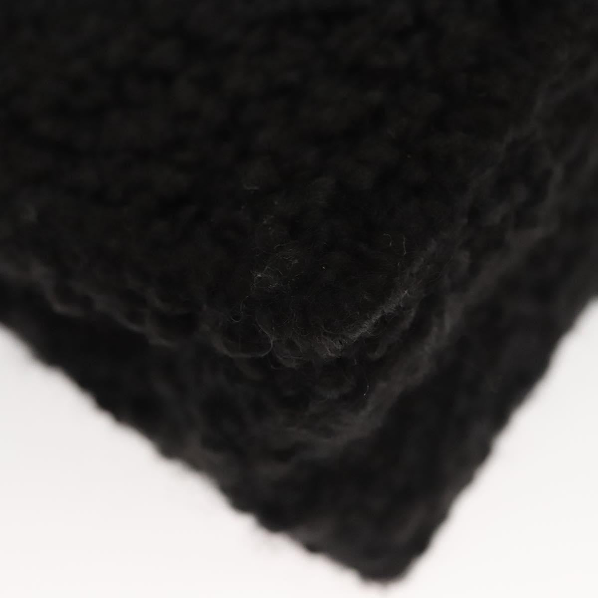 Salvatore Ferragamo Gancini handbag Wool, BLACK, WOOL, Handbag