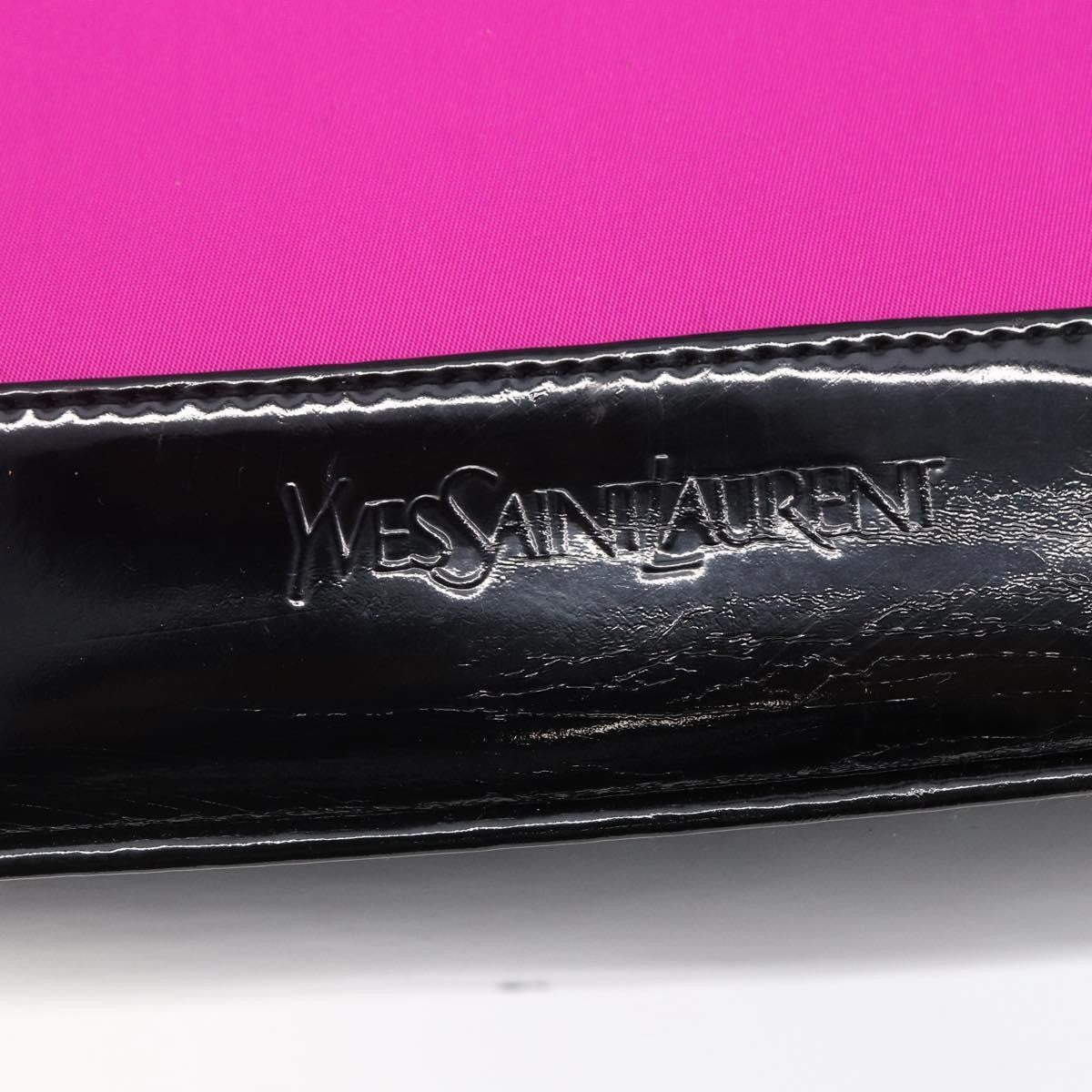 Saint Laurent Vintage Handbag Nylon, PINK, NYLON, Handbag