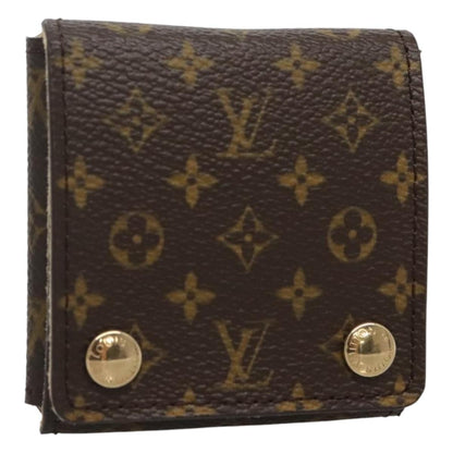 Louis Vuitton CASE JEWELRY BOX Canvas, BROWN, CANVAS, Wallets