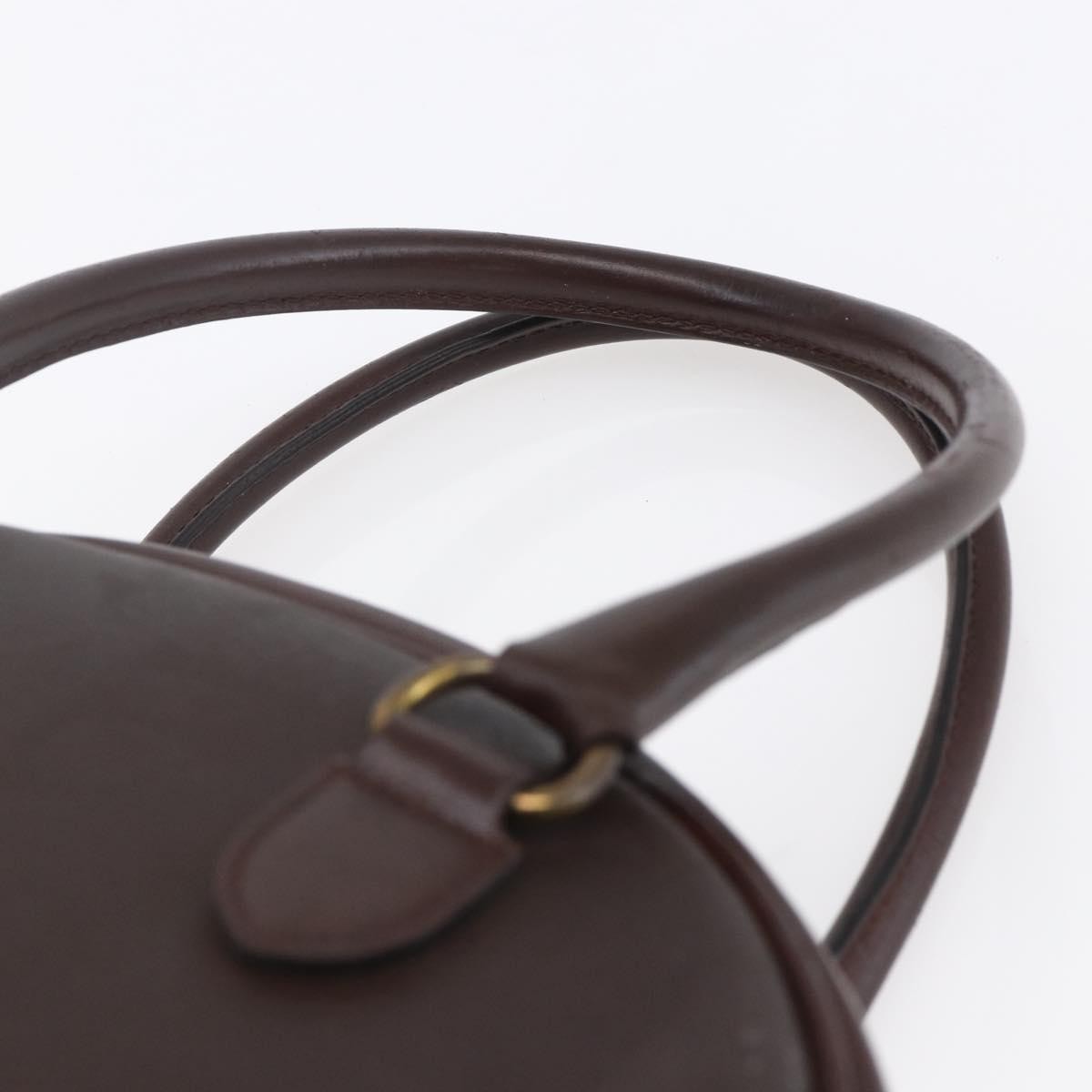 Christian Dior Vintage Trotter Handbag Canvas, BROWN, PVC, Handbag