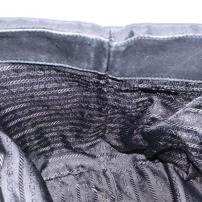 Prada Bow Tote Tessuto, SILVER, NYLON, Handbag