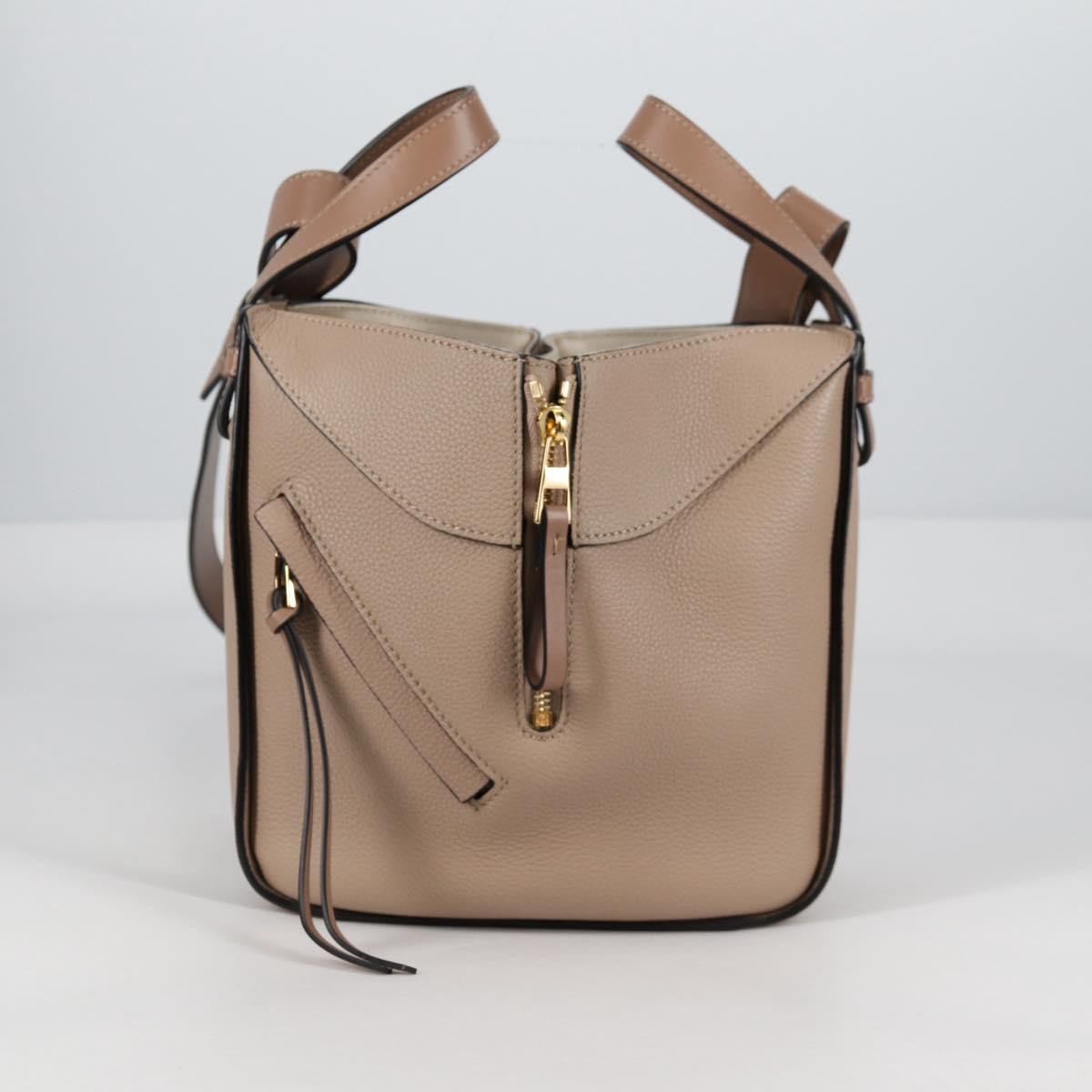 Loewe Hammock Bag Leather, BEIGE, LEATHER, Handbag