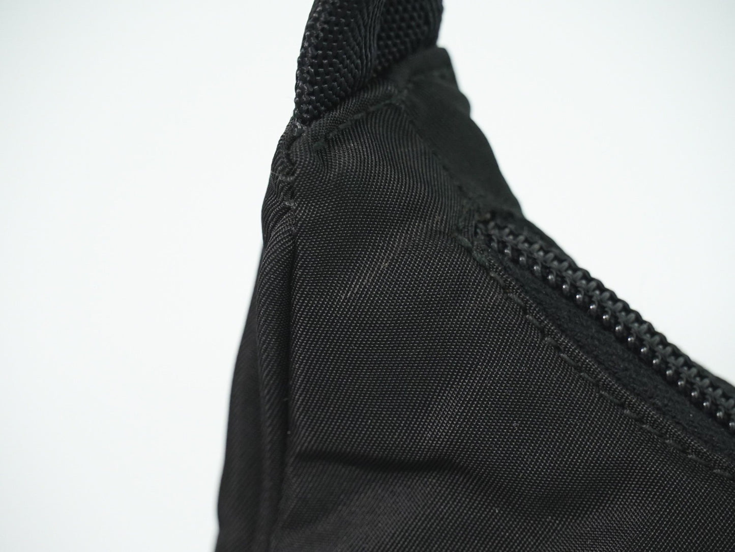 Prada Hobo Tessuto, BLACK, NYLON, Handbag