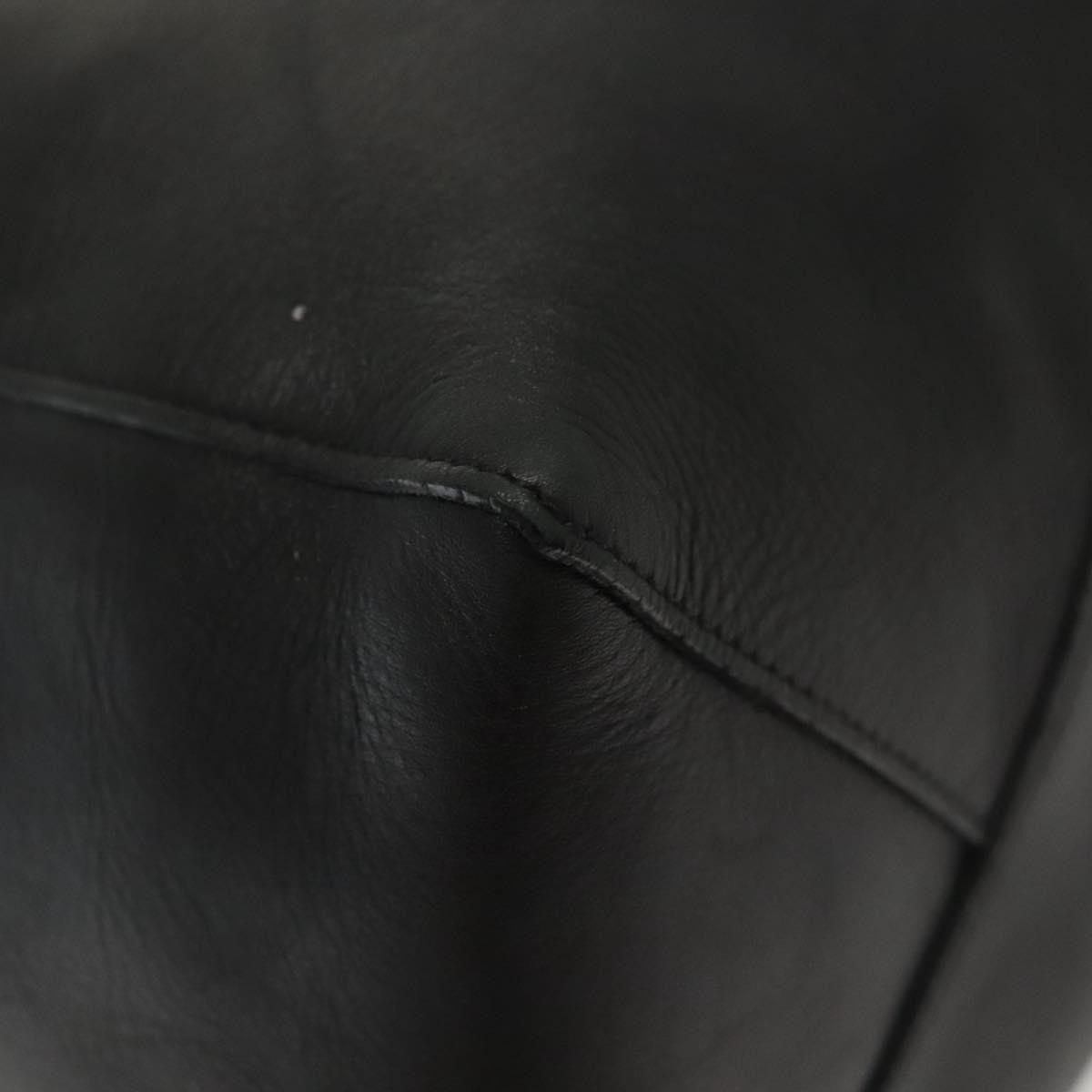 Celine Bicolor Drawstring Cabas Tote Leather, BEIGE, LEATHER, Tote bag