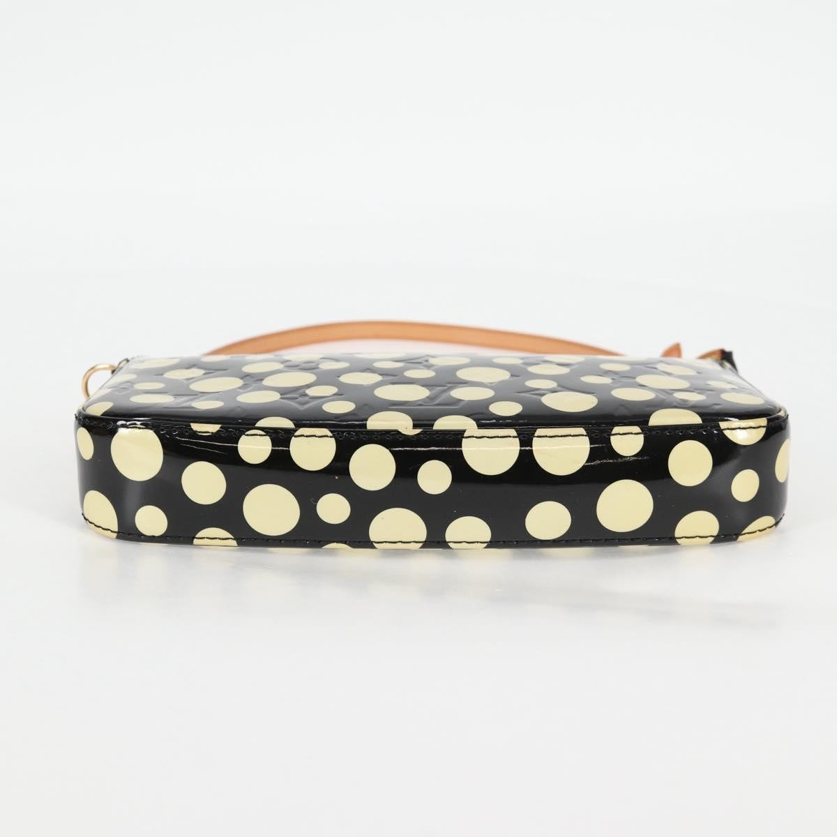 Louis Vuitton Pochette Accessoires Yayoi Kusama Painted Dots Monogram vernis, BLACK, PATENT_LEATHER, Clutche & pouche