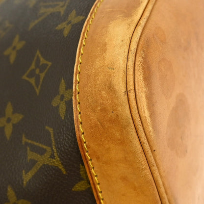 Louis Vuitton Alma Handbag Monogram Canvas, BROWN, CANVAS, Handbag