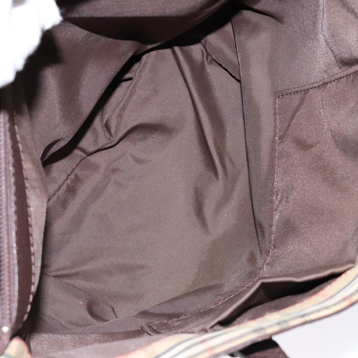 Burberry Nova Check Handbag Nova Check Canvas and leather, BEIGE, CANVAS, Handbag