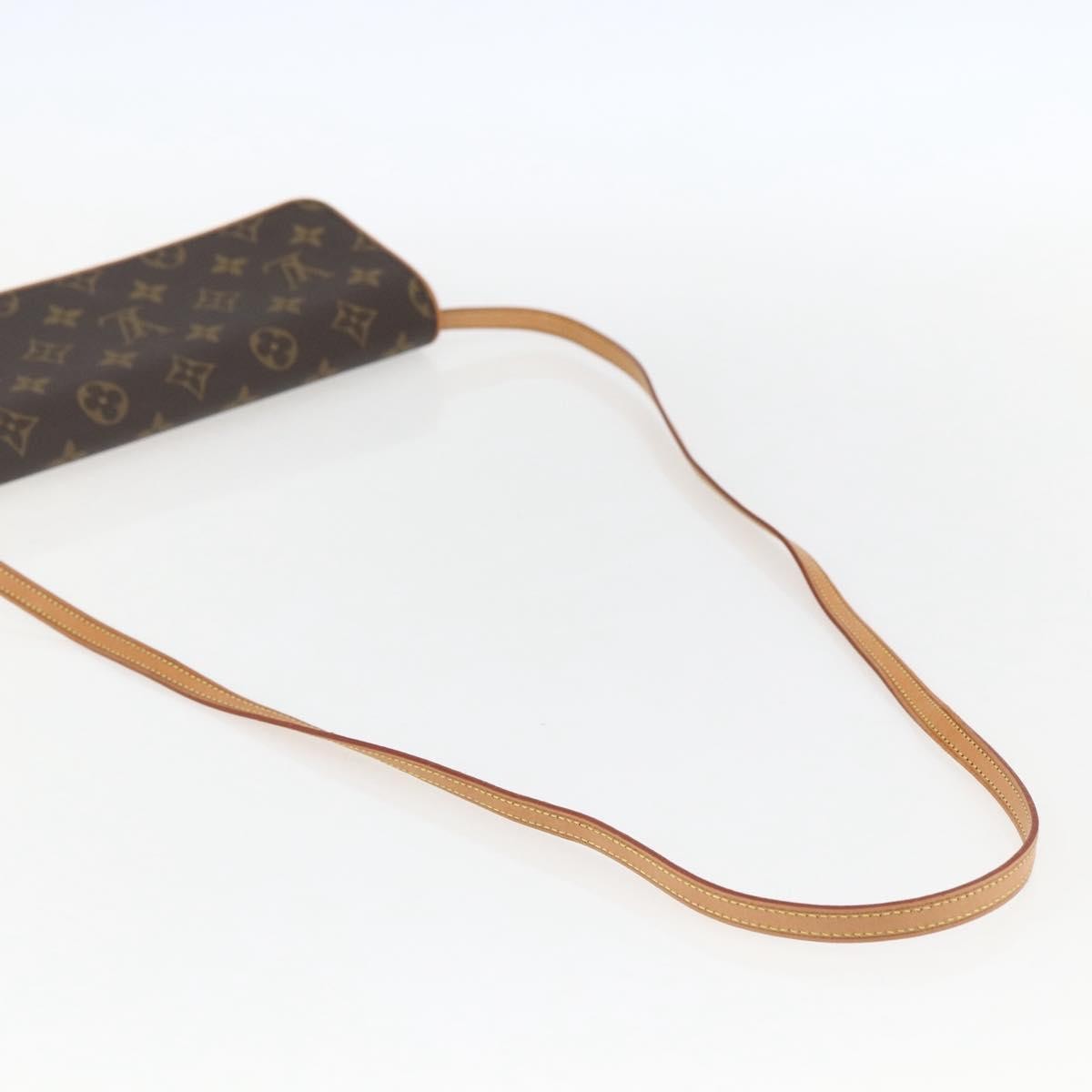 Louis Vuitton Twin Handbag Monogram Canvas, BROWN, CANVAS, Clutche & pouche