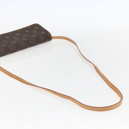 Louis Vuitton Twin Handbag Monogram Canvas, BROWN, CANVAS, Clutche & pouche