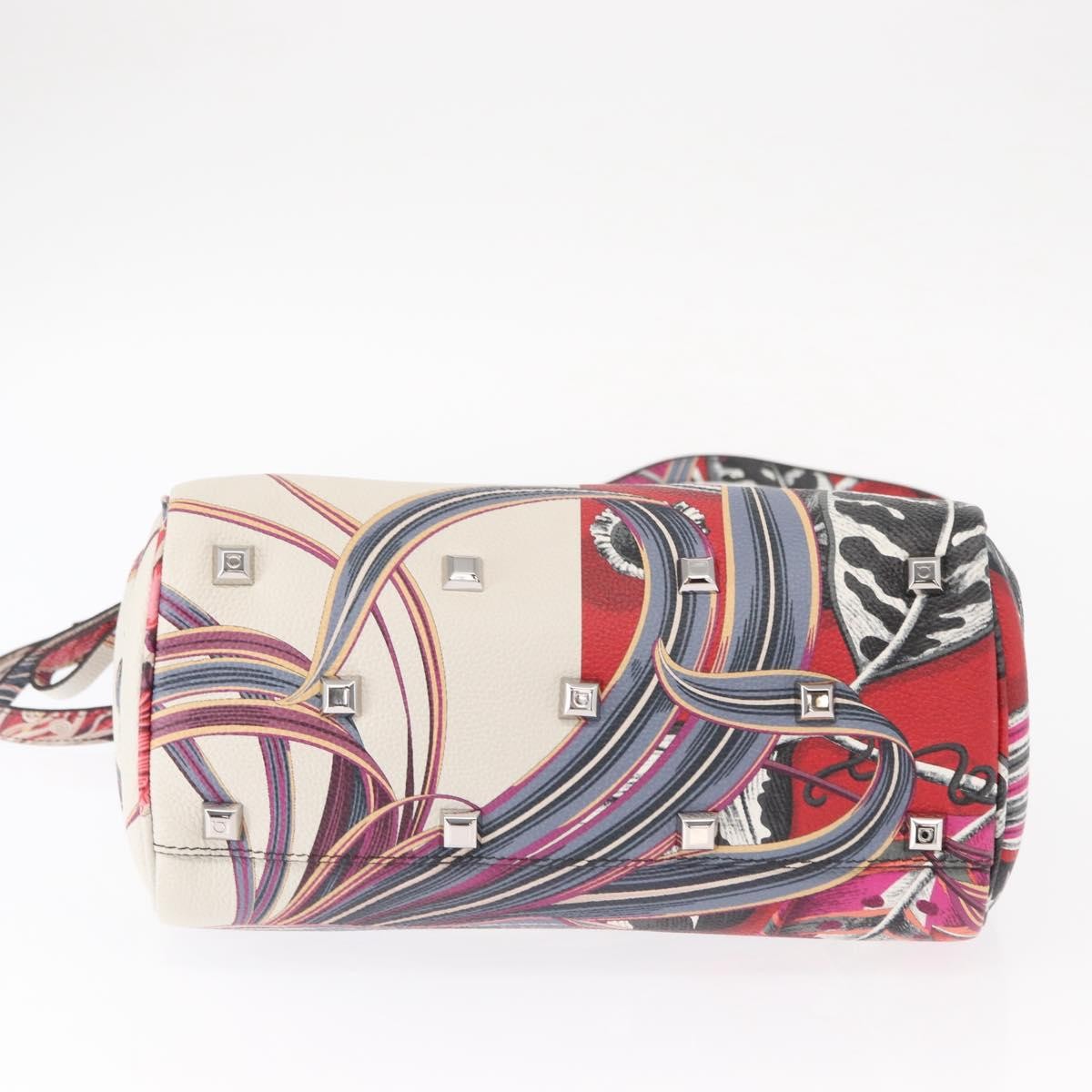 Salvatore Ferragamo Studio Satchel Printed Leather, MULTICOLOUR, LEATHER, Handbag