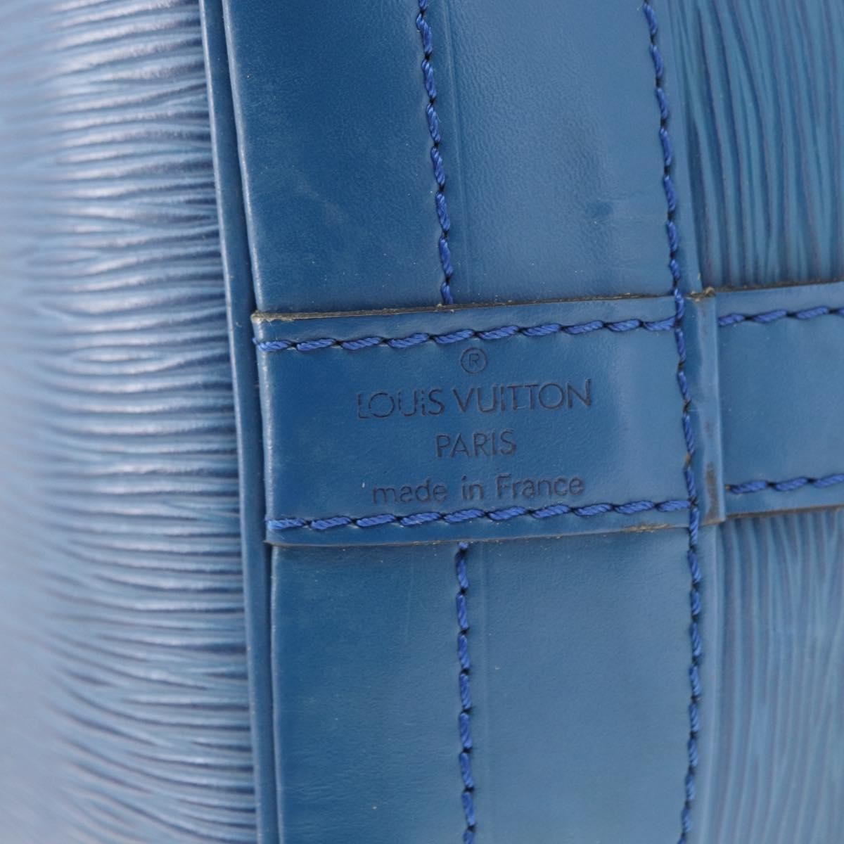 Louis Vuitton Noe Handbag Epi Leather, BLUE, LEATHER, Shoulder bag