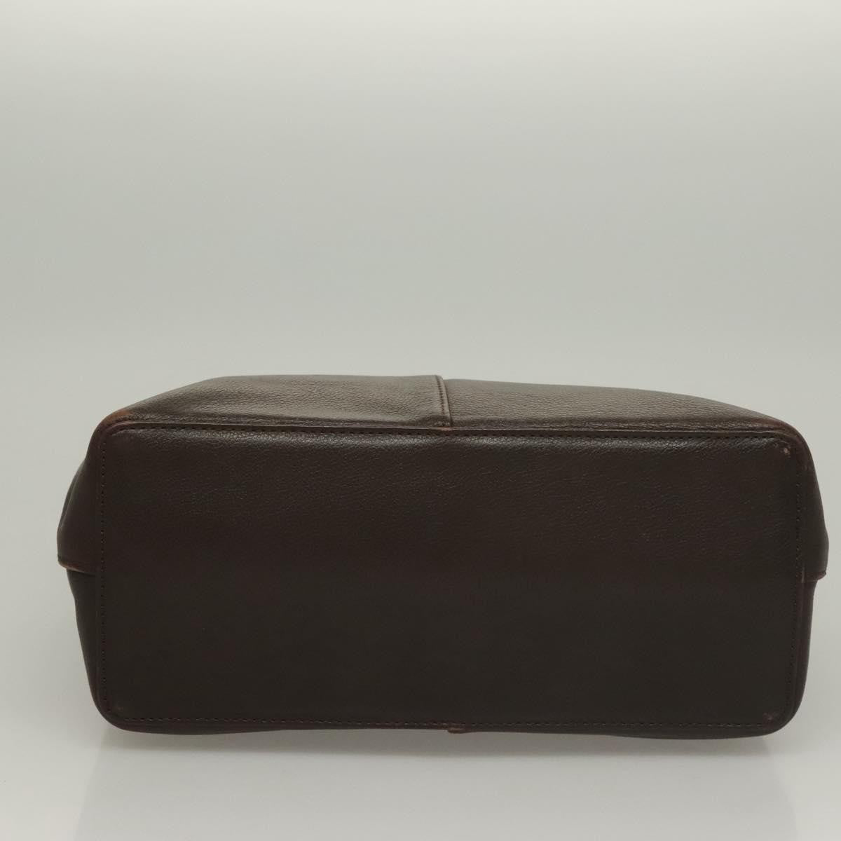 Burberry Vintage Handbag Leather, BROWN, LEATHER, Handbag