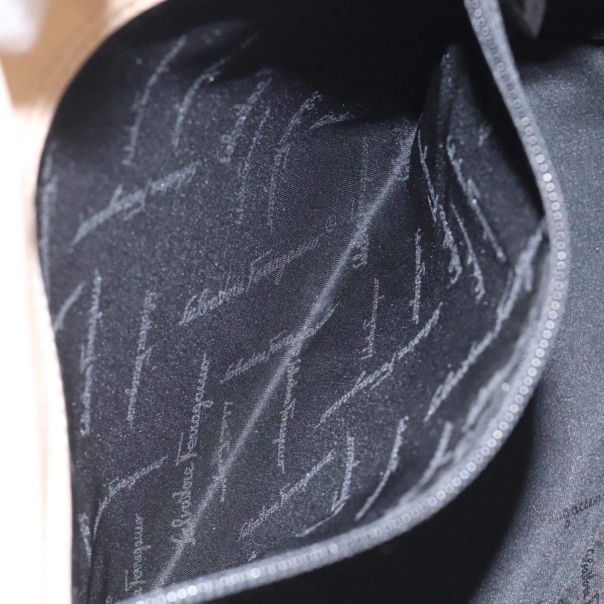 Salvatore Ferragamo Vintage Tote bag Patent Leather, BLACK, PATENT_LEATHER, Tote bag