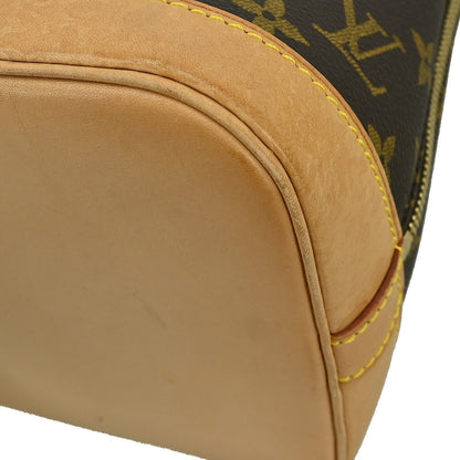 Louis Vuitton Alma Handbag Monogram Canvas, BROWN, CANVAS, Handbag
