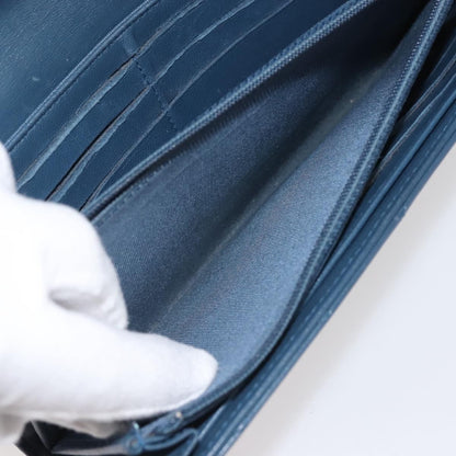 Chanel CC Gusset Classic Flap Wallet Quilted Lambskin, NAVY, LEATHER, Wallets