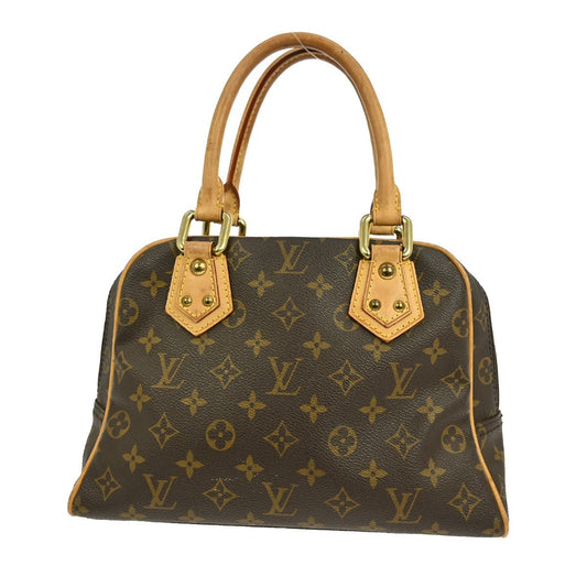 Louis Vuitton Manhattan Handbag Monogram Canvas, BROWN, CANVAS, Handbag