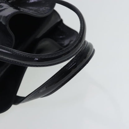 Bvlgari Top Handle Bag Patent leather, NAVY, PATENT_LEATHER, Handbag