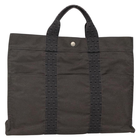 Hermes Fourre-tout Herline Fourre-tout Herline, GRAY, CANVAS, Tote bag