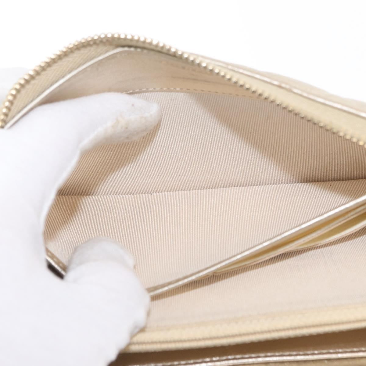 Chanel Zip Around Organizer Wallet Quilted Lambskin, GOLD, LEATHER, Wallets