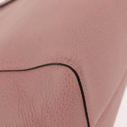 Gucci Swing Tote Leather, PINK, LEATHER, Tote bag
