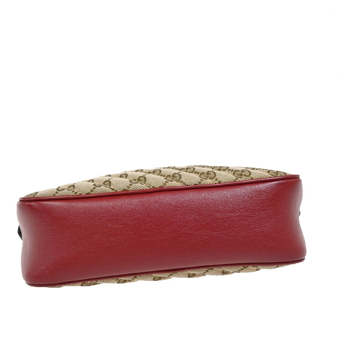 Gucci GG Marmont Shoulder Bag Diagonal Quilted GG Canvas with Leather, BEIGE, CANVAS, Shoulder bag