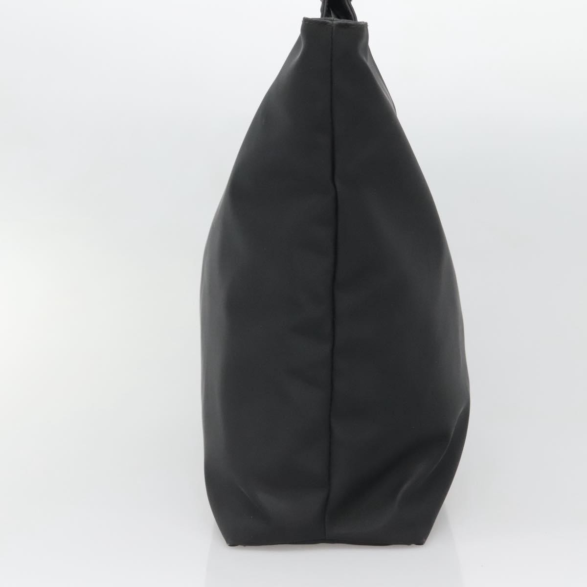 Salvatore Ferragamo Gancini Tote Nylon, BLACK, NYLON, Tote bag