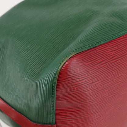 Louis Vuitton Bicolor Petit Noe Handbag Epi Leather, GREEN, LEATHER, Handbag