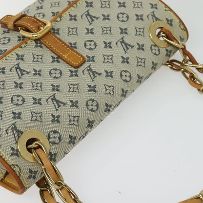 Louis Vuitton Camille Messenger Bag Mini Lin, BLUE, CANVAS, Crossbody bag
