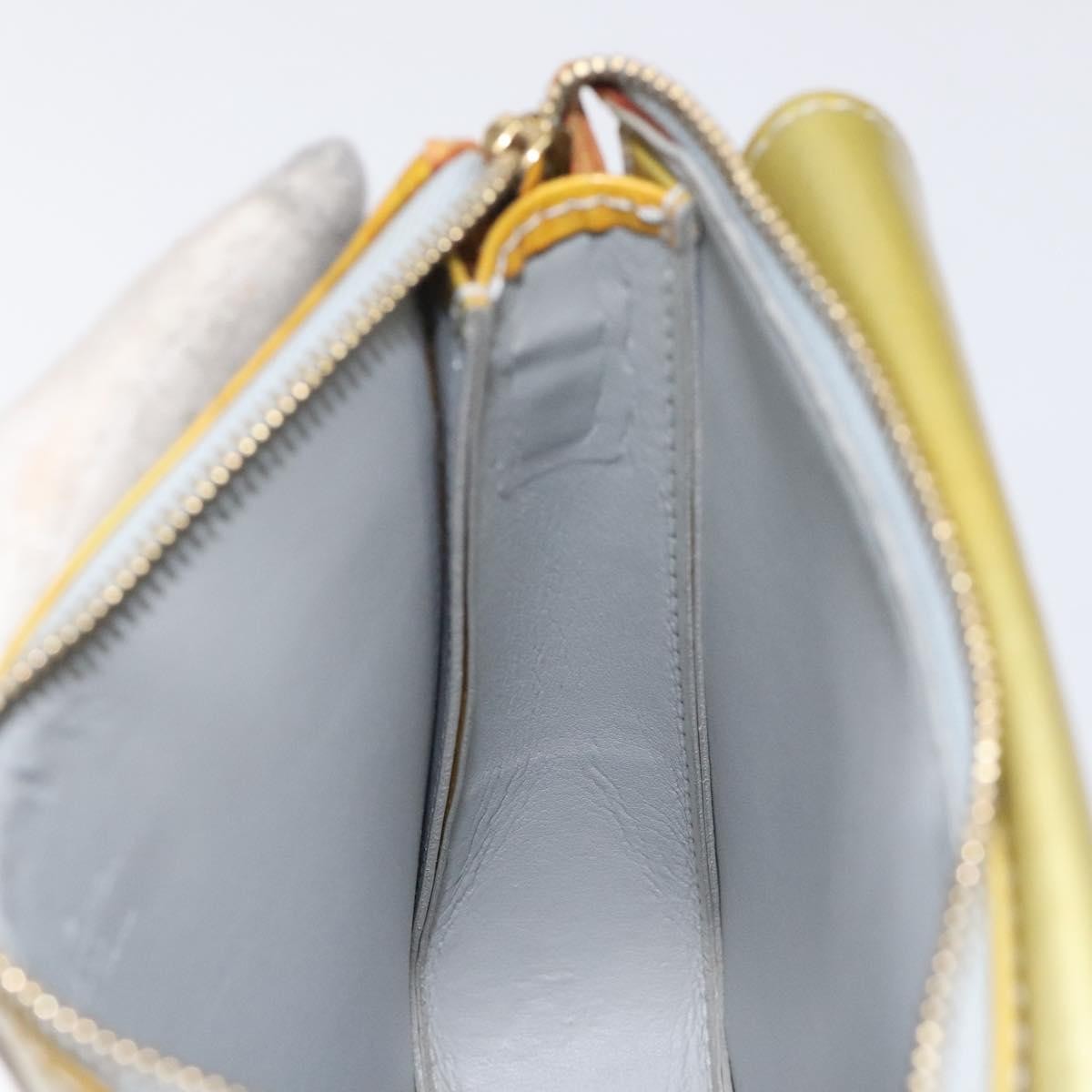 Louis Vuitton Mott Handbag Monogram Vernis, BEIGE, PATENT_LEATHER, Clutche & pouche