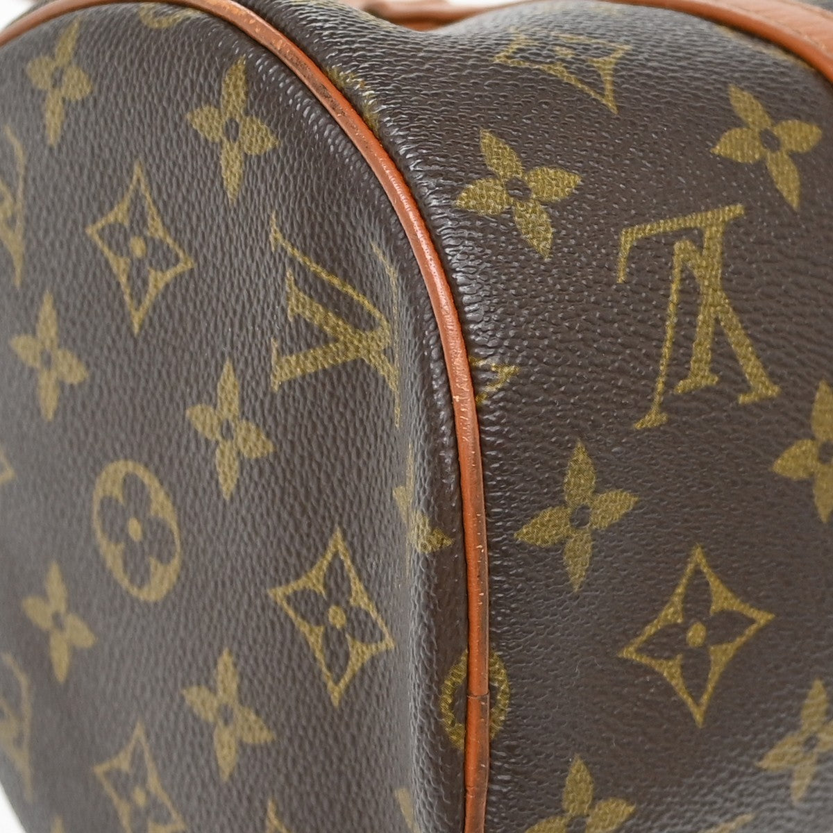 Louis Vuitton Papillon Handbag Monogram Canvas, Brown, Canvas, Handbag