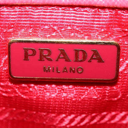 Prada Vintage Shoulder Bag Quilted Tessuto, PINK, NYLON, Shoulder bag